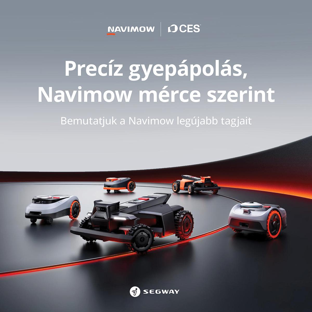 CES 2026: Okosabb, gyorsabb, erősebb: bemutatkoztak a következő generációs Segway Navimow modellek